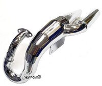 DDM Dominator Silenced GTR46 / SGSR46R / QUAD / RIOT Pipe Chrome