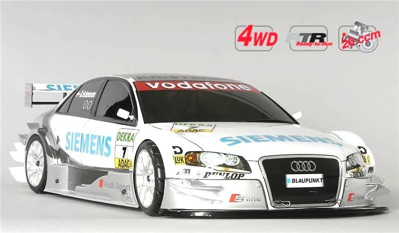 FG 154148R RTR Sportsline 4WD 530 Audi A4 DTM Paint Siemens