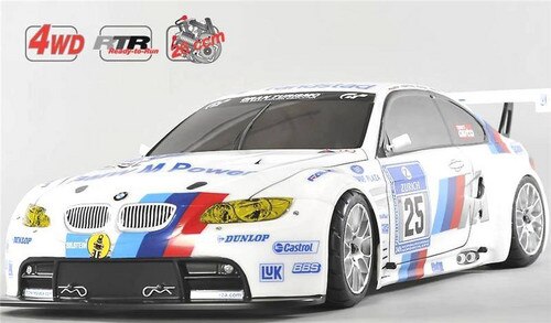 Ready to Run Sportsline 4WD-530 BMW M3 ALMS Painted body