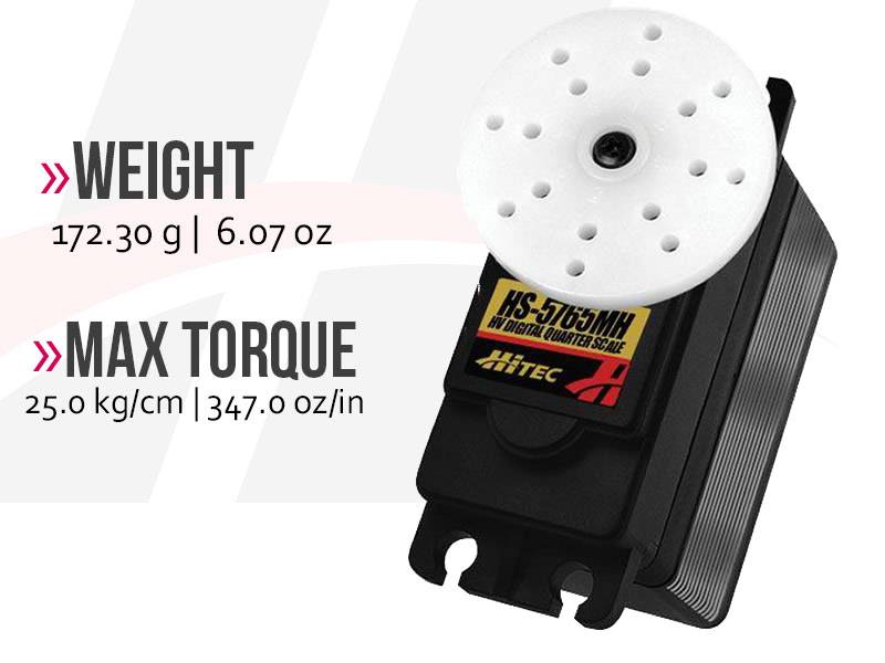 Hitec HS-5765MH HV Digital Metal Gear Giant Servo w/Free DDM Alloy
