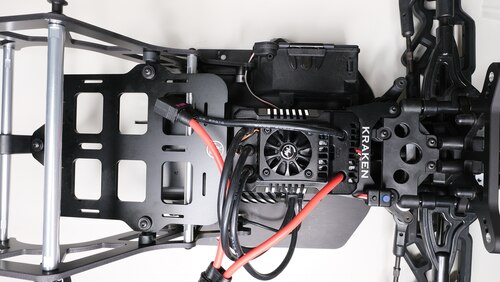 KRAKEN VEKTA.5 ELECTRIC BRUSHLESS CONVERSION KIT ESC mounted