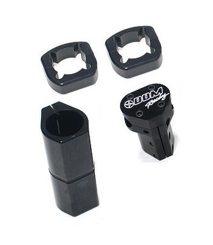 BLACK Complete DDM Race Pole Clamp Set