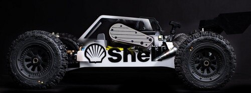 Turtle Racing Billet Air Filter Box for Losi 5ive silver