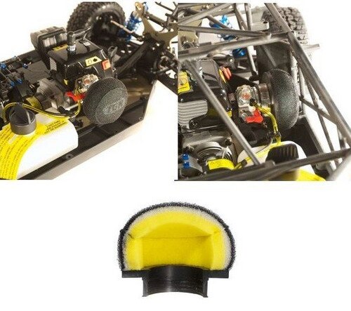 dt1 dome triple stage air filter detail cross cut view