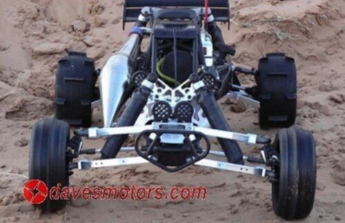 Fast Lane EXTENDED Arm Kit version one shock tower HPI Baja installed